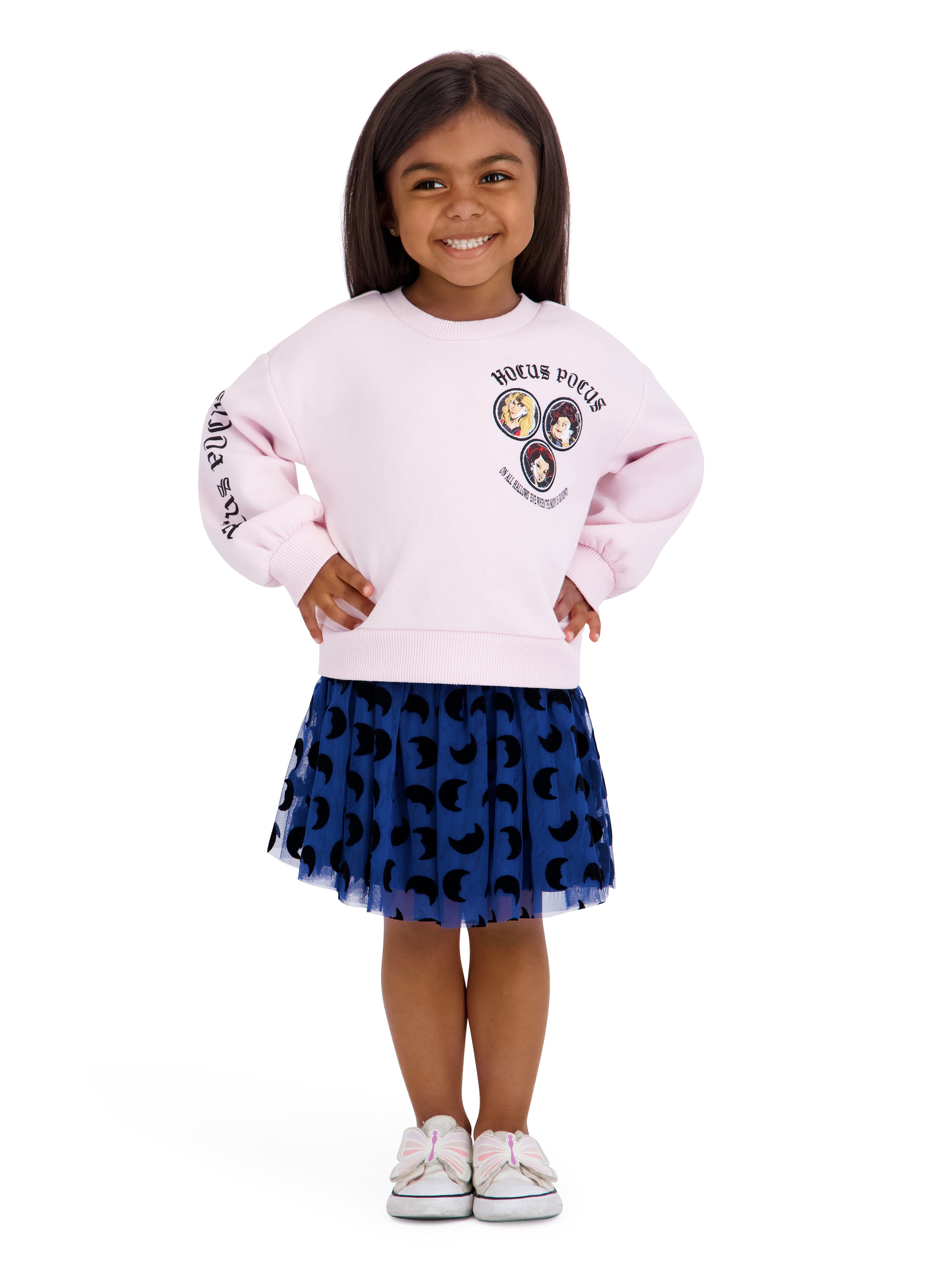 Hocus Pocus Toddler Girls 3 Piece Tutu Skirt Set, Sizes 12M-5T