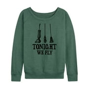 Hocus Pocus - Tonight We Fly - Women's Lightweight French Terry Pullover