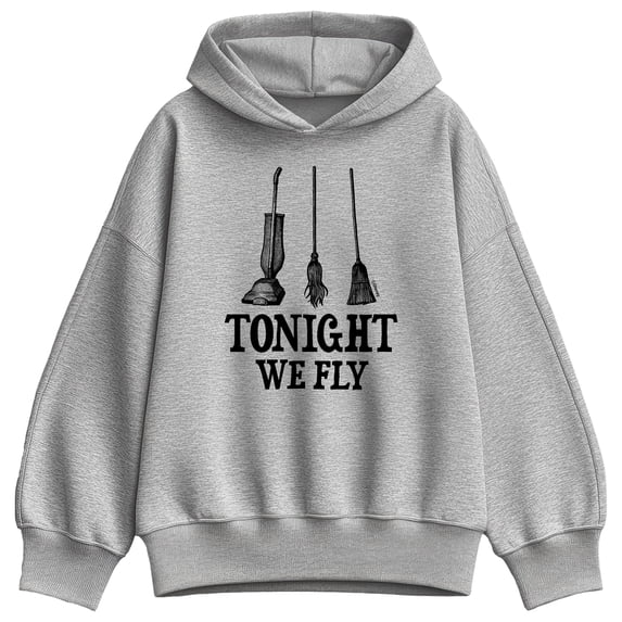 Hocus Pocus - Tonight We Fly - Women's Oversized Fleece Hoodie Sweatshirt