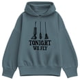 thumbnail image 1 of Hocus Pocus - Tonight We Fly - Women's Oversized Fleece Hoodie Sweatshirt, 1 of 3