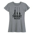 thumbnail image 1 of Hocus Pocus - Tonight We Fly - Women's Short Sleeve Graphic T-Shirt, 1 of 5