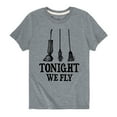 thumbnail image 1 of Hocus Pocus - Tonight We Fly - Youth Short Sleeve Graphic T-Shirt, 1 of 5