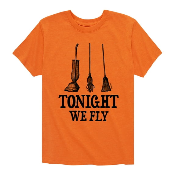Hocus Pocus - Tonight We Fly - Youth Short Sleeve Graphic T-Shirt