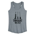 thumbnail image 1 of Hocus Pocus - Tonight we Fly - Women's Racerback Tank Top, 1 of 5
