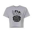 thumbnail image 1 of Hocus Pocus - Trouble is Brewing - Juniors Cropped Cotton Blend T-Shirt, 1 of 5