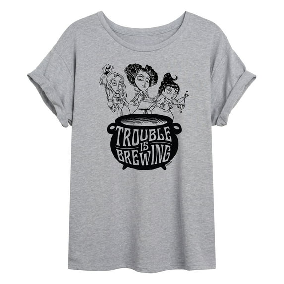 Hocus Pocus - Trouble is Brewing - Juniors Ideal Flowy Muscle T-Shirt