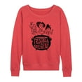 thumbnail image 1 of Hocus Pocus - Trouble is Brewing - Women's Lightweight French Terry Pullover, 1 of 5