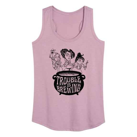 Hocus Pocus - Trouble is Brewing - Women's Racerback Tank Top