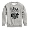 thumbnail image 1 of Hocus Pocus - Trouble is Brewing - Youth Crewneck Fleece Sweatshirt, 1 of 5