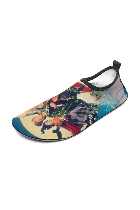 Hocus Pocus Water Shoes Beach Swim Barefoot Quick Dry Aqua Socks, Non-Slip Sporty Water Shoes for Men Women 5/6women