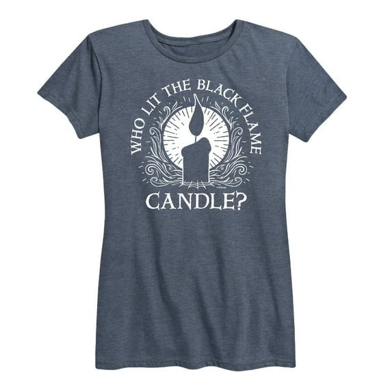 Hocus Pocus - Who Lit The Blame Flame Candle - Women's Short Sleeve Graphic T-Shirt