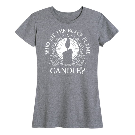 Hocus Pocus - Who Lit The Blame Flame Candle - Women's Short Sleeve Graphic T-Shirt