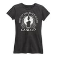 thumbnail image 1 of Hocus Pocus - Who Lit The Blame Flame Candle - Women's Short Sleeve Graphic T-Shirt, 1 of 5