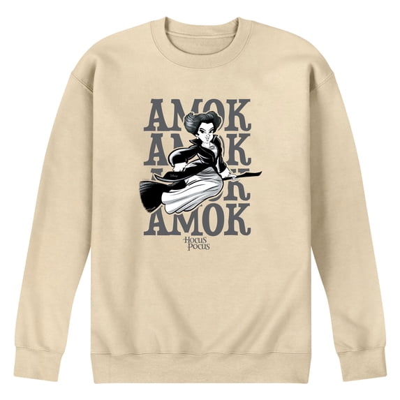 Hocus Pocus - Winifred Amok Repeated - Men's Crew Fleece Sweatshirt