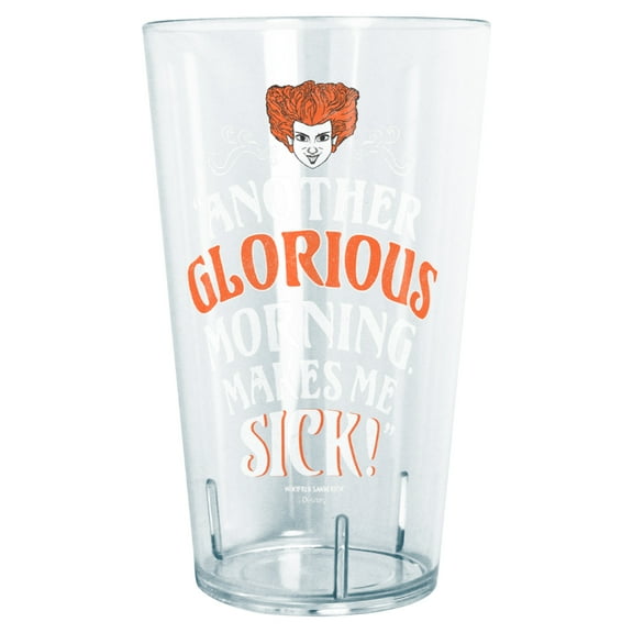 Hocus Pocus Winifred Another Glorious Morning Makes Me Sick Tritan Drinking Cup Clear 24 oz.