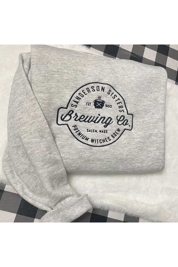 Hocus Pocus Witches Brewing Sanderson Embroidered Sweatshirt