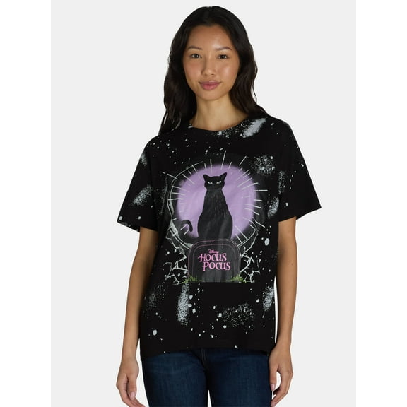 Hocus Pocus Women’s Binx Graphic Tee, Sizes XXS-XXL