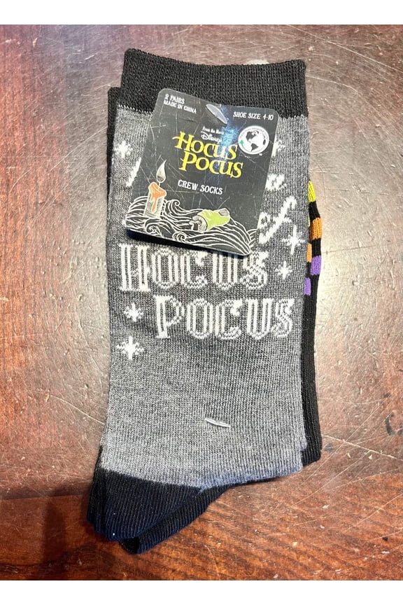 Women's Halloween Crew Socks, 2-Pack