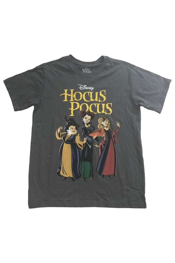 Womens Jrs Gray Halloween Witch T-Shirt Tee Shirt Medium