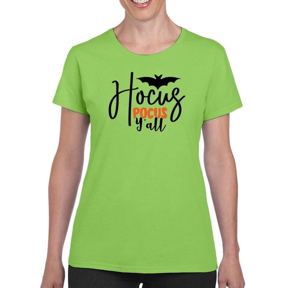 Hocus Pocus Y'all T-Shirt Women -Image by Shutterstock, Female Small