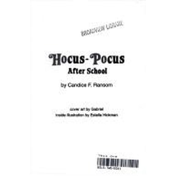 Pre-Owned Hocus-Pocus After School, Used [Paperback]