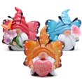 thumbnail image 1 of Hodao Butterfly Gnome Figurine Garden Decoration Home Decoration 3PCS, 1 of 6