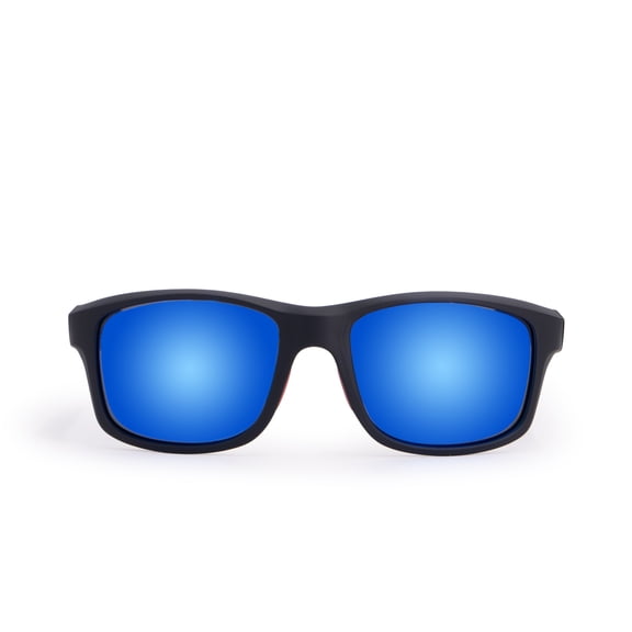 Hodaoglass Polarized Sports Sunglasses - UV400 Protection, TR90 Frame with Red Accents, Scratch-Resistant Coating