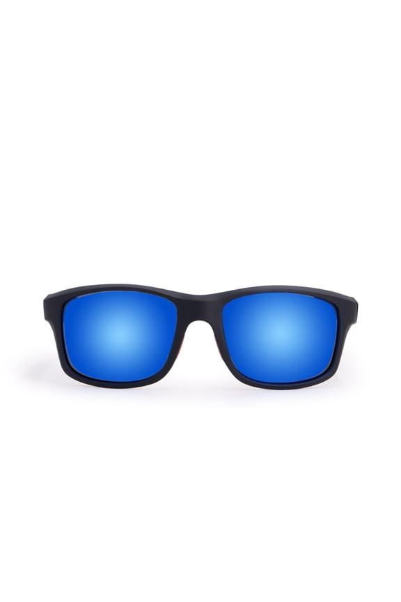 Hodaoglass Polarized Sports Sunglasses - UV400 Protection, TR90 Frame with Red Accents, Scratch-Resistant Coating