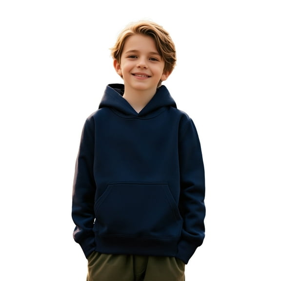 Hoddies Kids Black Hoodies Long Sleeve Pullover Hoodie Sweatshirt Winter Clothes Toddler Boy Clothes 12-18 Months Boys Girls Fashion