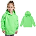 thumbnail image 1 of Hoddies Kids Light Green Hooded Casual Long Sleeve Sweatshirts Jackets Winter Clothes Child Boys Clothes 5-6 Years Boys Girls Fashion, 1 of 5