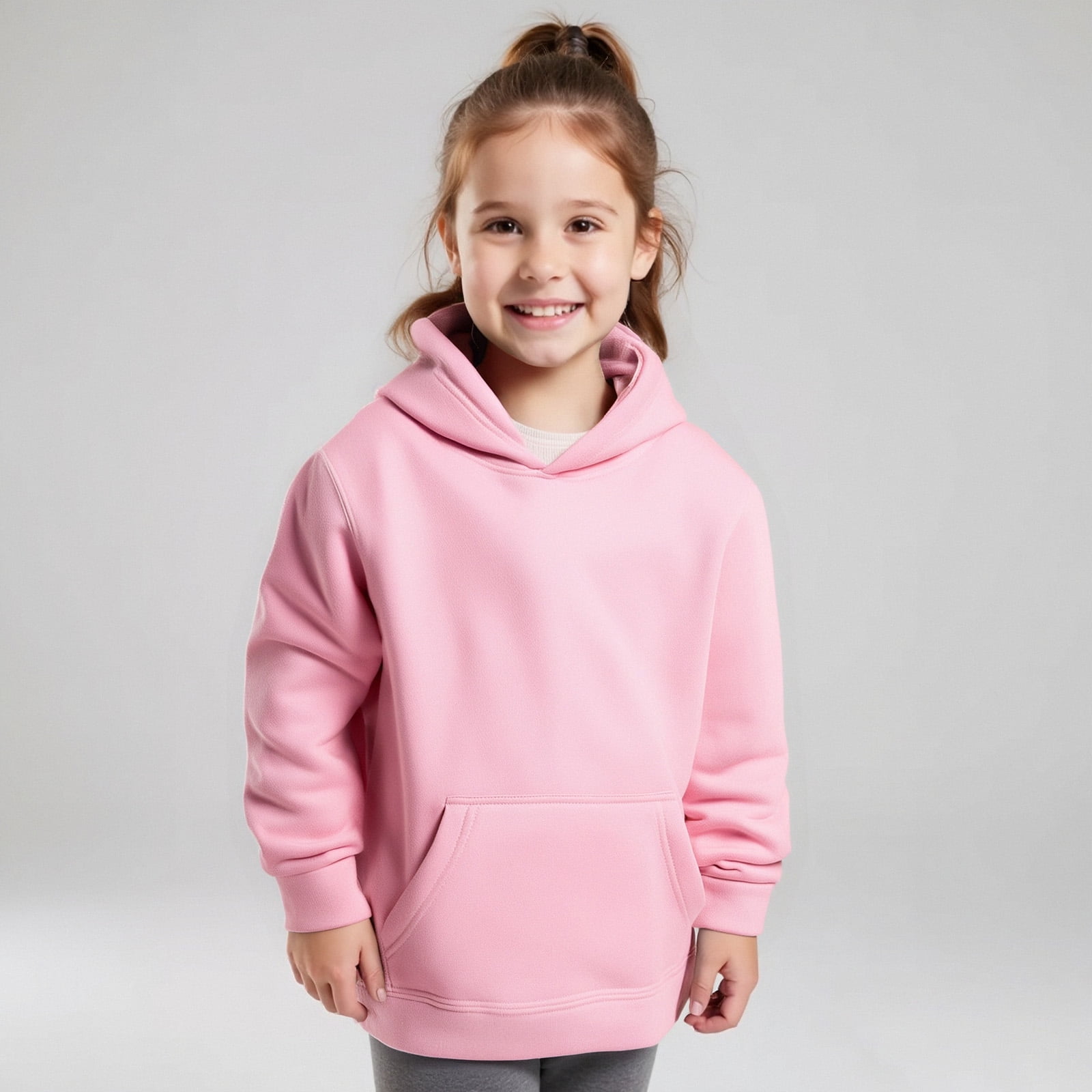 Hoddies Kids Pink Hoodie Lightweight Long Sleeve Hoodies Winter