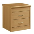 thumbnail image 1 of Hodedah 2-Drawer Nightstand, Beech, 1 of 6