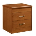 thumbnail image 1 of Hodedah 2-Drawer Nightstand, Cherry, 1 of 5