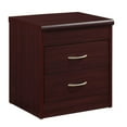 thumbnail image 1 of Hodedah 2-Drawer Nightstand, Mahogany, 1 of 6
