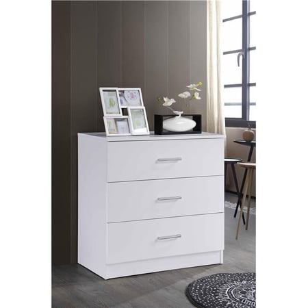 Hodedah 3 Drawer Dresser