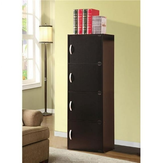 Hodedah 4 Door Cabinet