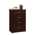 thumbnail image 1 of Hodedah 4-Drawer Chest in Mahogany, 1 of 3