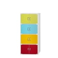 thumbnail image 1 of Hodedah 4-Shelf, 8-Door Multipurpose Cabinet, Rainbow, 1 of 9