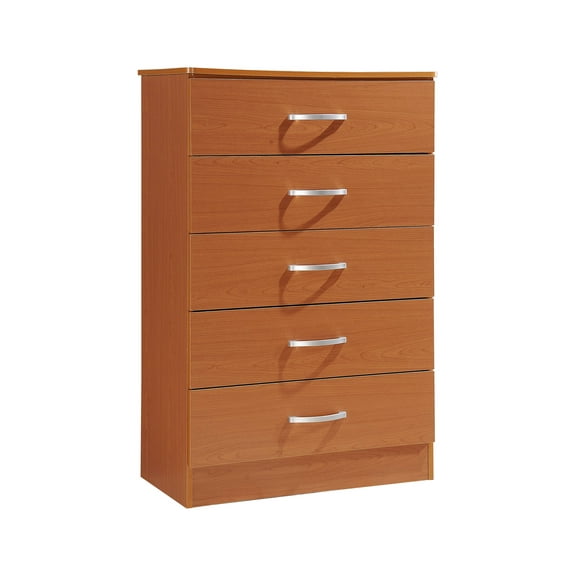 Hodedah 5-Drawer Chest, Multiple Colors