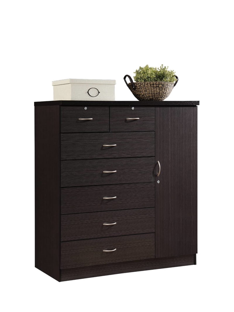 chocolate brown dresser Covetown boho aesthetic Marshall 6 Drawer Dresser, Chocolate