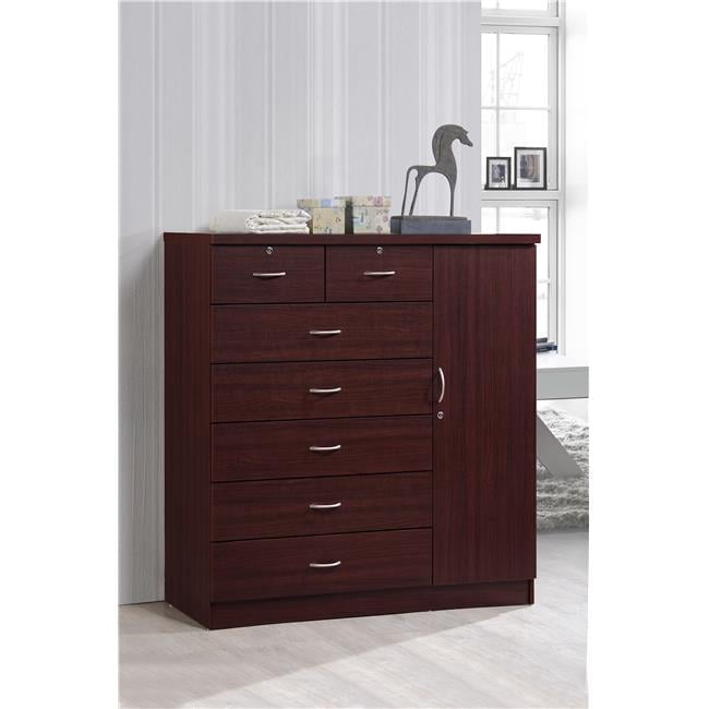 Hodedah 7 Drawer Chestnull