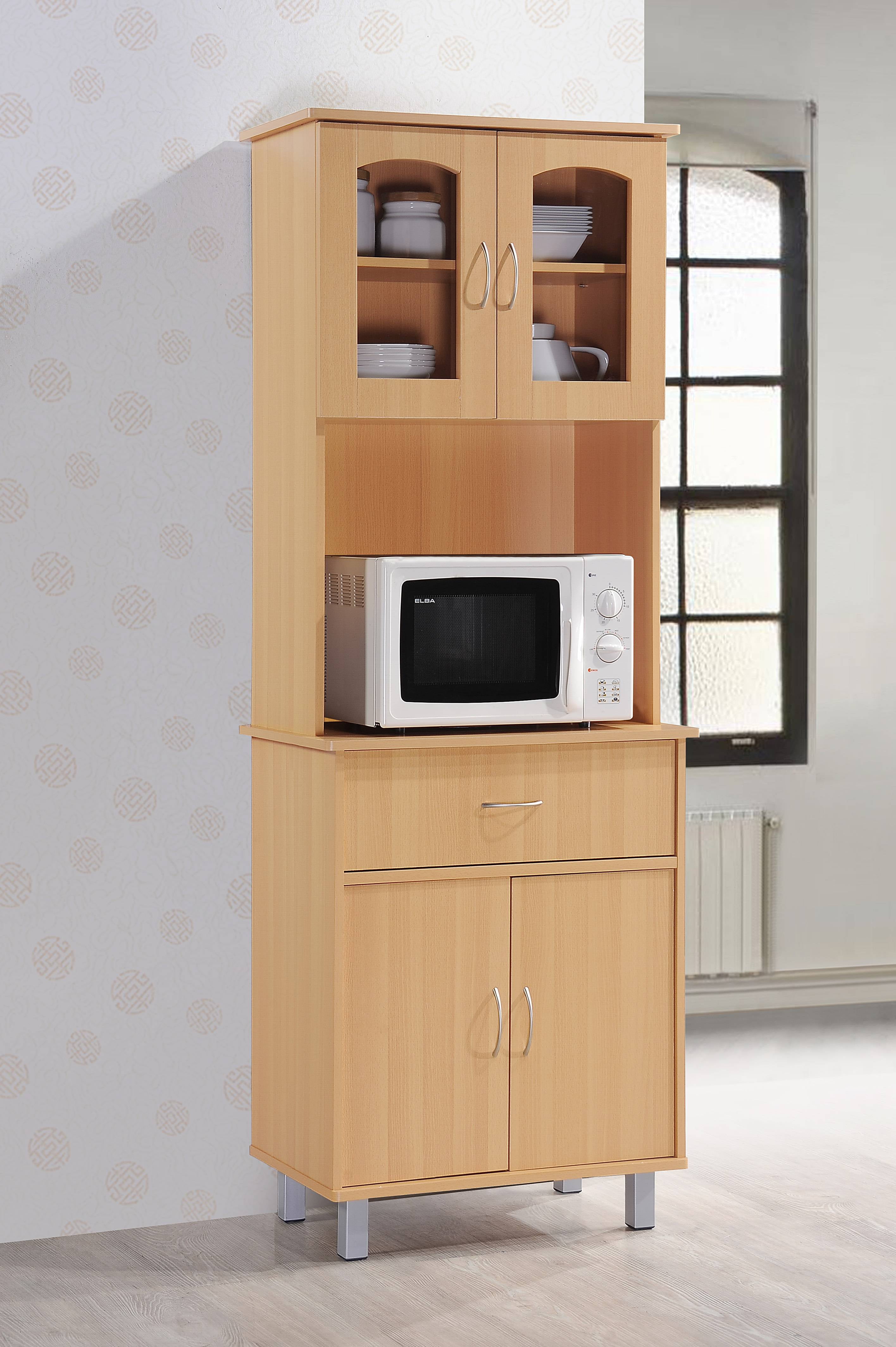 Hodedah Free Standing Kitchen Beech