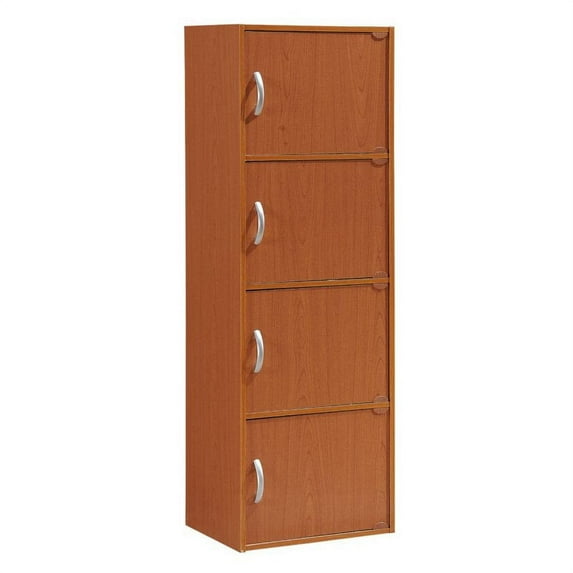 Hodedah Imports 1.33 ft. 4 Door Cabinet