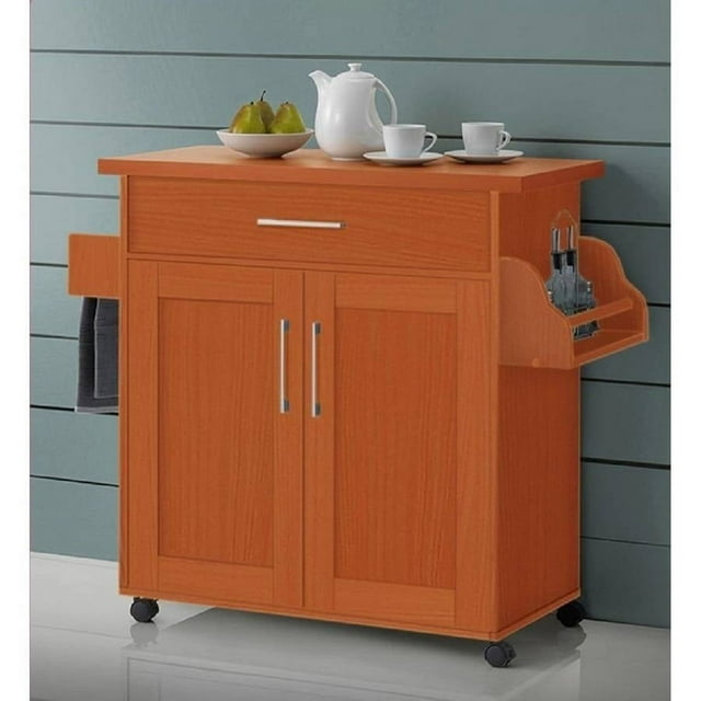 Find Your Perfect Hodedah Kitchen Cart with Spice Rack plus Towel