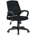 Hodedah Mesh Back Office Chair, Black