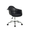 thumbnail image 1 of Hodedah Arm Bucket Seat Office chair in Black, 1 of 7