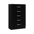thumbnail image 1 of Hodedah 5-Drawer Dresser, Multiple Colors, 1 of 6
