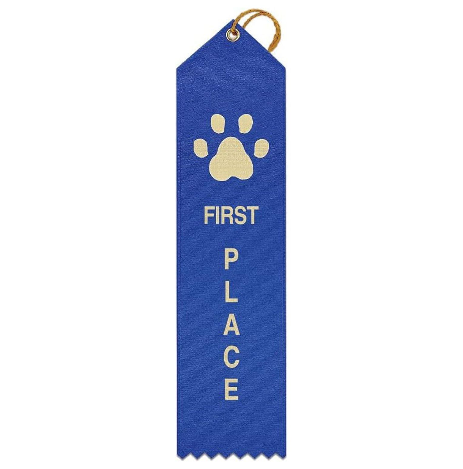 Hodges Badge Company 1st Place Dog Paw Print Award Ribbon 50 Pack
