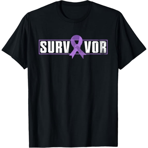 Hodgkins Lymphoma Cancer Survivor Hodgkin Lymphoma Awareness T-ShirtMen's and women's gift, black and white T-shirt, size: Extra large S-4XL