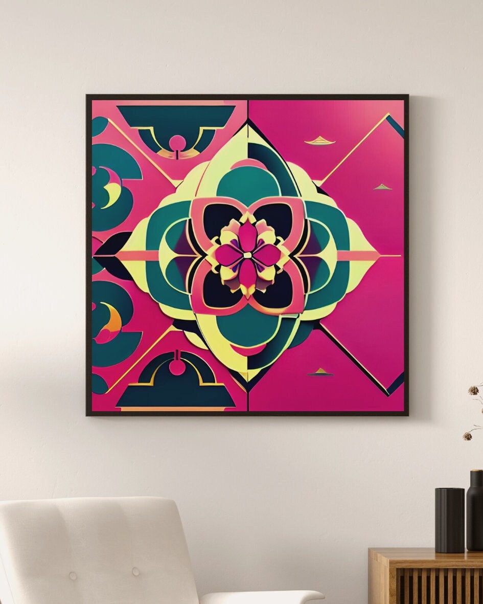 Hodogaya on the Tokaido Japanese Art Deco Style Canvas Wall Art